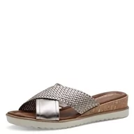 Kapcie damskie - Tamaris Damskie kapcie 1-27101-42, Light Gold, 41 EU - miniaturka - grafika 1