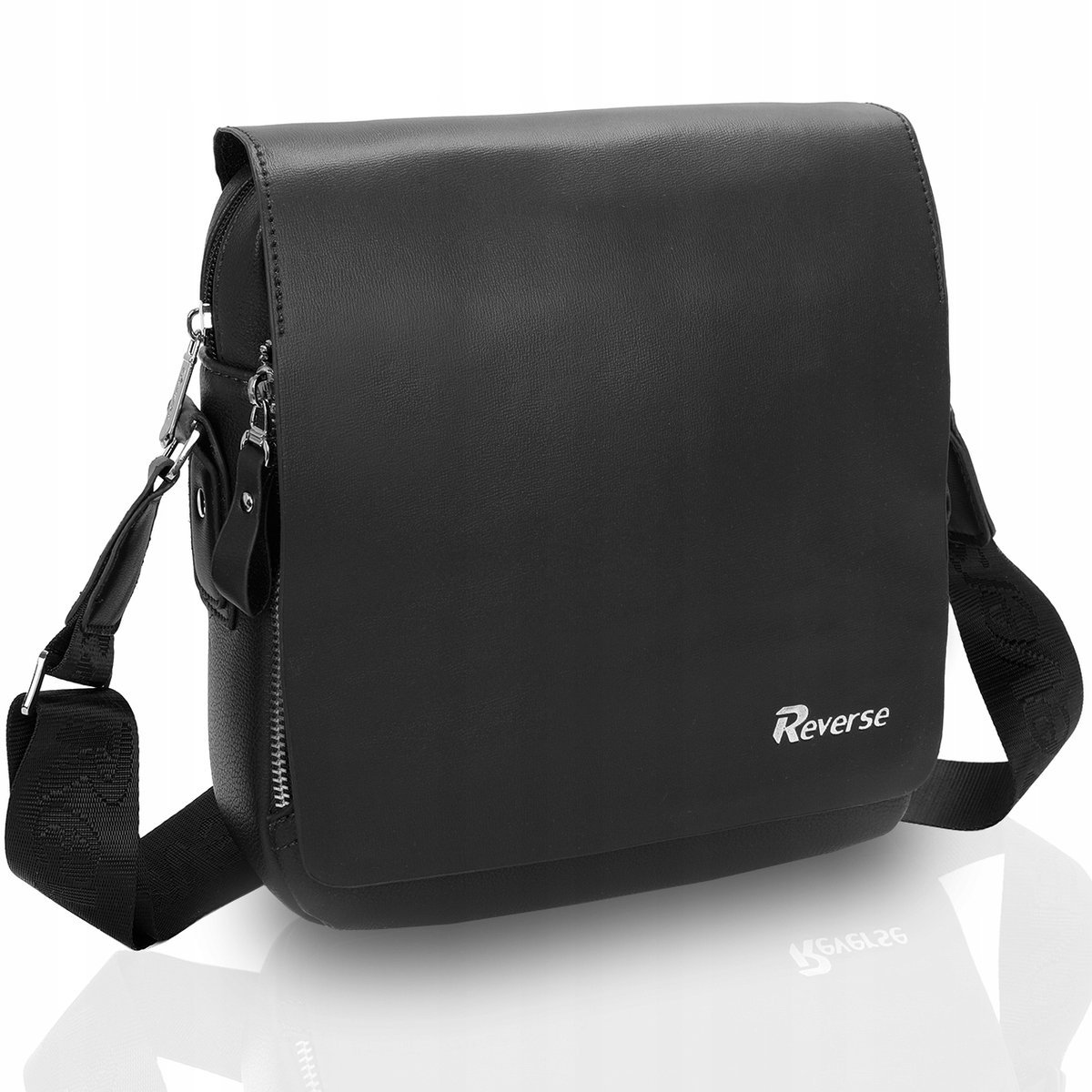 Listonoszka SKÓRZANA torba męska na ramię SASZETKA