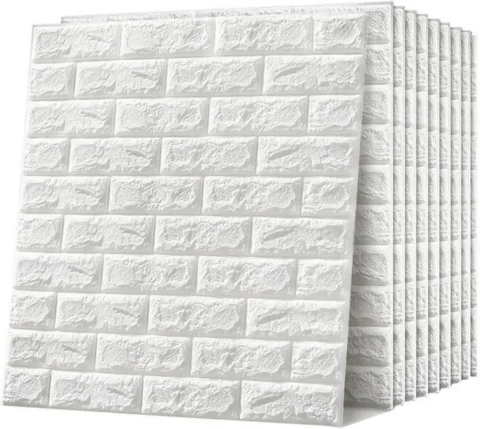20x Panele 3d Ścienne Samoprzylepne Cegła Tapeta 77 X 70cm Pianka Xpe