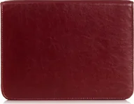 Teczki i aktówki - Solome SKÓRZANA AKTÓWKA TECZKA NA DOKUMENTY BIWUAR SOLOME A4 BORDO - miniaturka - grafika 1