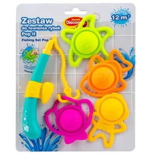 Zestaw do łowienia rybek Pop It - Dumel - Zabawki do kąpieli - miniaturka - grafika 1