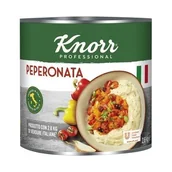 Szybkie dania obiadowe - Peperonata (pokrojona kolorowa papryka w zalewie pomidorowej) Knorr 2,6kg - miniaturka - grafika 1