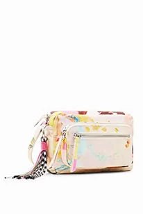 Desigual Women's Bag_MANCHAS_Cambridge Mini 1001 RAW, biała, biały - Torebki damskie - miniaturka - grafika 1