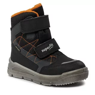 Buty dla chłopców - Śniegowce Superfit GORE-TEX 1-009086-0000 M Black/Orange - grafika 1