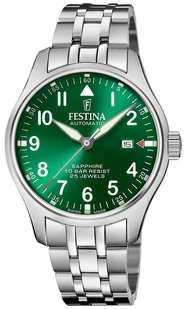 Zegarek Zegarek Festina F20151-B Classic Automatic - Zegarki męskie - miniaturka - grafika 1