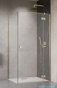 Radaway Essenza 8 Brushed Gold Kdj kabina 120x120cm prawa szczotkowane złoto 10480812-01-01R/10470337-99-01R/10113120-01-01 - Kabiny prysznicowe - miniaturka - grafika 1
