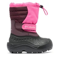 Buty dla chłopców - Śniegowce Columbia Children'S Powderbug Snowlite 2078922 Bordowy - miniaturka - grafika 1