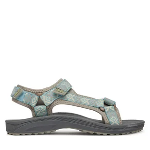 Sandały Jack Wolfskin Wave Breaker 4050291 Zielony - Sandały damskie - miniaturka - grafika 1