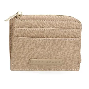 Pepe Jeans Elia Torebka Beżowy 11,5x8x1,5 cm Sztuczna skóra by Joumma Bags, beż, Talla única, portmonetka - Portfele - miniaturka - grafika 1