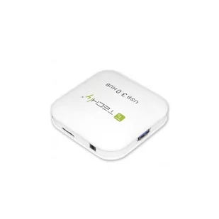 Techly HUB USB Techly White 4xUSB 3.0 303546 - Huby USB - miniaturka - grafika 2