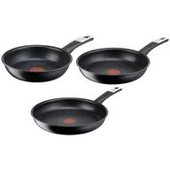 Zestawy garnków i patelni - Zestaw patelni TEFAL Unlimited G3029053 (3 elementy) - miniaturka - grafika 1
