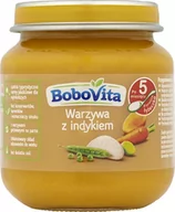 Dania dla dzieci - Bobovita Obiadek warzywa z indykiem po 5 m-cu 125g - miniaturka - grafika 1