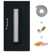 Zabezpieczenia dla dzieci - Lumarko Drzwi Wejściowe Zewnętrzne, Antracytowe, 98 X 190 Cm - miniaturka - grafika 1