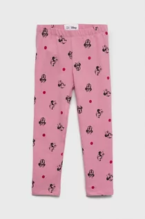 Spodnie i spodenki dla dziewczynek - GAP legginsy dziecięce kolor różowy wzorzyste - Gap - grafika 1