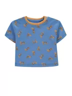 Kaftaniki dla niemowląt - bellybutton Koszulka w kolorze niebiesko-pomarańczowym - miniaturka - grafika 1