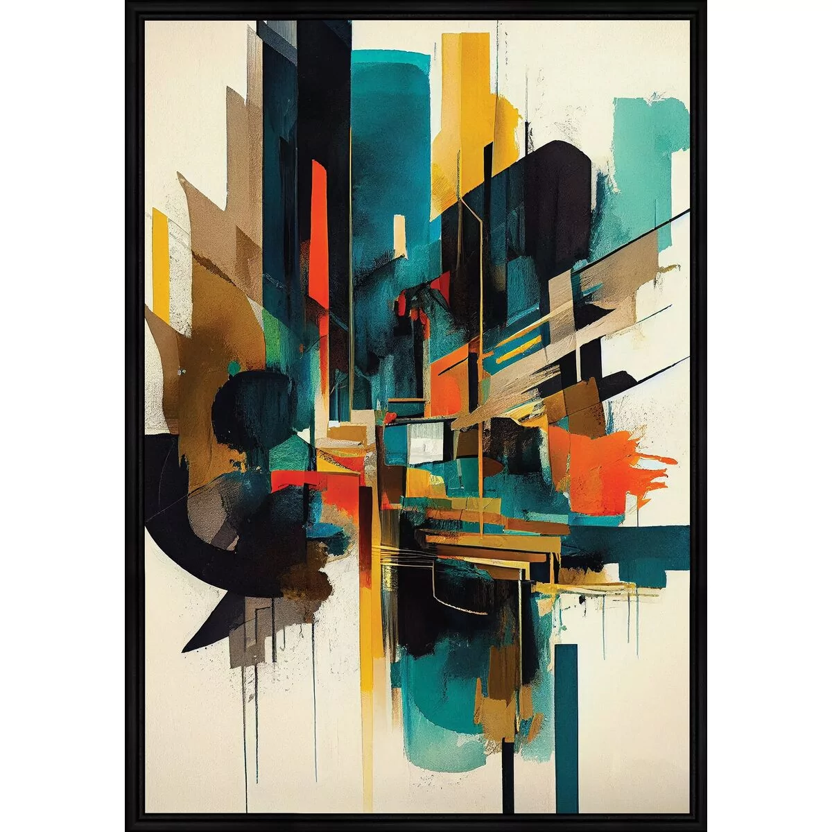 Obraz Kolorowa Abstrakcja 70 x 100 cm