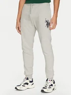 Spodnie sportowe męskie - U.S. Polo Assn. Spodnie dresowe MUP2038 Szary Regular Fit - miniaturka - grafika 1
