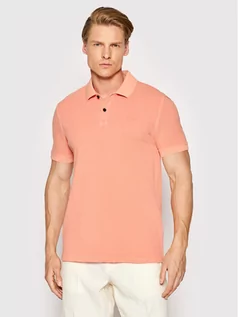 Koszulki męskie - Hugo Boss Polo Prime 50468576 Pomarańczowy Slim Fit - grafika 1