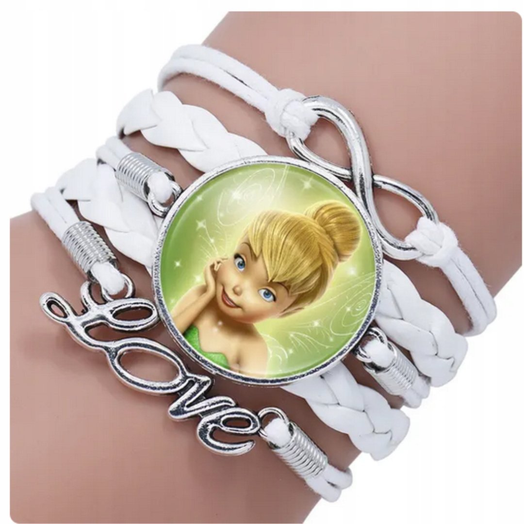 Bransoletka LOVE biała infinity regulowana modny delikatny dodatek