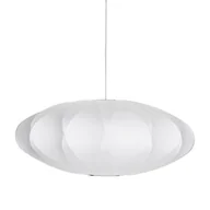 Lampy sufitowe - Eliptyczna lampa wisząca SILK ST-2334-60 Step elipsa zwis biały - miniaturka - grafika 1