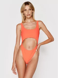 Stroje kąpielowe - Drivemebikini Strój kąpielowy Stana Coral 2021-DRV-056_CO Różowy - grafika 1