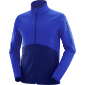 Bluzy sportowe męskie - BLUZA SALOMON ESSENTIAL WARM FZ MID M C21936 - miniaturka - grafika 1