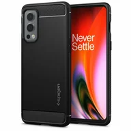 Etui i futerały do telefonów - Spigen RUGGED ARMOR ONEPLUS NORD 2 5G MATTE BLACK 19619 - miniaturka - grafika 1
