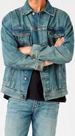 Kurtki męskie - Wrangler Anti Fit Jacket Męska Kurtka Jeansowa Grass Roots W459Y131C-S - miniaturka - grafika 1