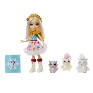 Lalki dla dziewczynek - Mattel Enchantimals Lalka Odele Owl Zestaw Rodzina Sów 4pak GJX43 GJX46 - miniaturka - grafika 1