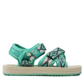 Buty dla dziewczynek - Sandały Jack Wolfskin Zulu Vc K 4052971 Zielony - miniaturka - grafika 1