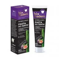 Pasty do zębów - BioMadent BIO MADENT wybielająca pasta do zębów z węglem drzewnym z bambusa i ekstraktem z fig 100 ml - miniaturka - grafika 1