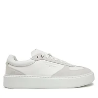 Sneakersy męskie - Sneakersy KARL LAGERFELD KL52235 Biały - miniaturka - grafika 1