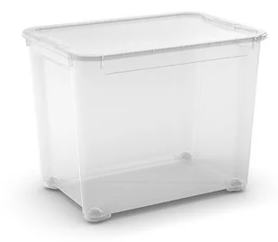 Pojemnik z przykrywką 70L Curver T Box, transparentny - Pudła i pojemniki do przechowywania - miniaturka - grafika 1