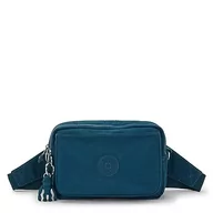 Torebki damskie - Kipling Abanu Multi Mały Crossbody Zamienny do Talii, z Odpinanymi Paskami, 19 x 13 x 8, Cosmic Emerald, Zielony - miniaturka - grafika 1