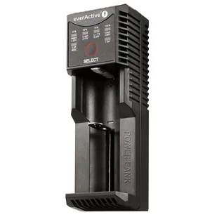 Ładowarka do akumulatorków cylindrycznych Li-ion oraz Ni-MH everActive UC-100C z funkcją Power Bank - Powerbanki - miniaturka - grafika 1