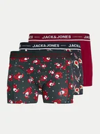 Majtki męskie - Jack&Jones Komplet 3 par bokserek Merry X-Mas 12266602 Kolorowy - miniaturka - grafika 1