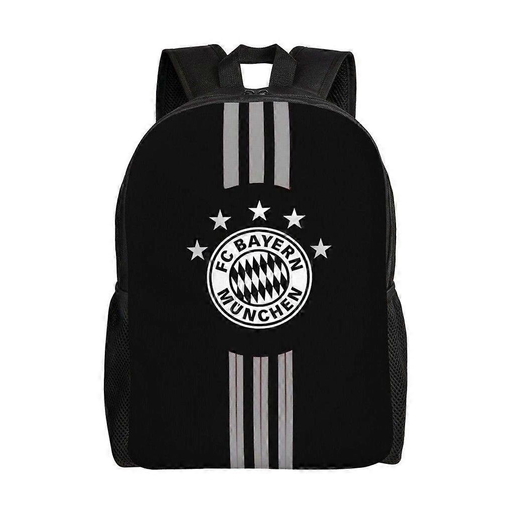 Bayern Monachium Wszechstronny plecak Zmywalny plecak szkolny w stylu casual Modna torba na komputer z tkaniny Oxford Unisex-hjka4497