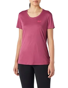 Jack Wolfskin T-Shirt Damski Tech T W, Fioletowy Kwarc., Xs - Koszulki i topy damskie - miniaturka - grafika 1