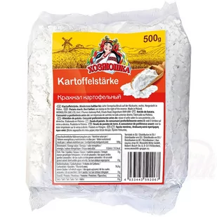 Skrobia ziemniaczana Hoziajuszka, 500g - Przyprawy i zioła sypkie - miniaturka - grafika 1