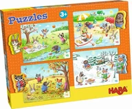 Puzzle - Haba Puzzle Pory roku 4w1 (15) 301888 - miniaturka - grafika 1