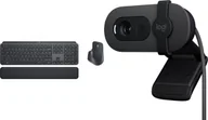 Zestawy myszka + klawiatura - Logitech MX Keys Business 2gen 920-010933 + Brio 100 960-001585 - miniaturka - grafika 1