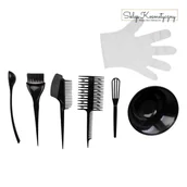 Pozostałe akcesoria fryzjerskie - Zestaw do nakładania farb koloryzacji C-08R - miniaturka - grafika 1