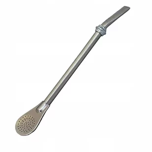 Cebador Bombilla LIZA ze srebrnym pierścieniem 19cm - Yerba Mate - miniaturka - grafika 1