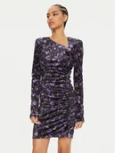 Sukienki - Patrizia Pepe Sukienka koktajlowa 2A2821 J229 Czarny Regular Fit - miniaturka - grafika 1