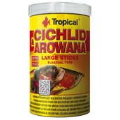 Pokarm dla ryb - Pokarm dla ryb pływający Cichlid Arowana Large Sticks 1000 ml / 300 g Tropical - miniaturka - grafika 1
