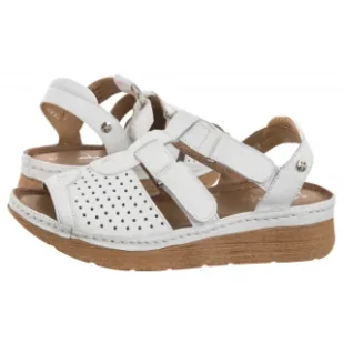 Sandały Białe L6847-11/00-1 (MA1352-a) Maciejka - Sandały damskie - miniaturka - grafika 1