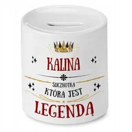 Skarbonki - Skarbonka Dla Kaliny na Urodziny Imieniny Prezent z Nadrukiem ze Zdjęciem - miniaturka - grafika 1