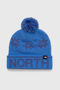 Czapki dla dzieci - The North Face czapka dziecięca SKI TUKE kolor niebieski - grafika 1