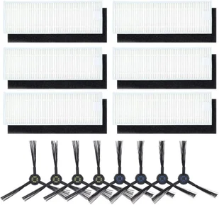 6x FILTR HEPA DO ODKURZACZA SILVERCREST SSR1 SSRA1 A9S A9 A7 +8x SZCZOTKA - Filtry do odkurzaczy - miniaturka - grafika 1