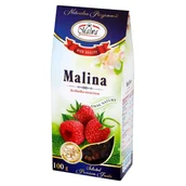 Herbata - ﻿Malwa Susz Herbata owocowa liściasta Malinowa 100g - miniaturka - grafika 1